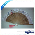 round silk hand fan